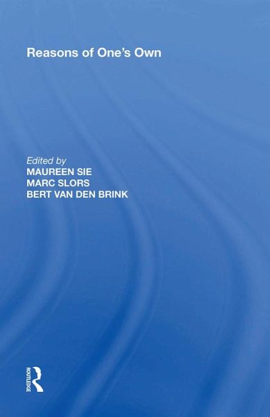 Reasons of One's Own (eBook, PDF)