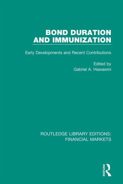 Cover Bond Duration and Immunization (eBook, PDF)