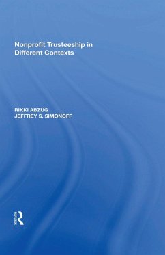 Cover Nonprofit Trusteeship in Different Contexts (eBook, PDF)