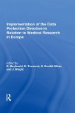 Implementation of the Data Protection Directive in Relation to Medical Research in Europe (eBook, PDF)