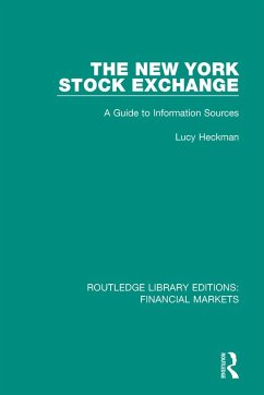 The New York Stock Exchange (eBook, PDF) - Heckman, Lucy