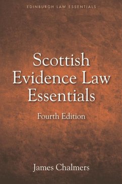 Scottish Evidence Law Essentials (eBook, PDF) - Chalmers, James