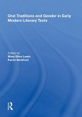 Oral Traditions and Gender in Early Modern Literary Texts (eBook, ePUB)
