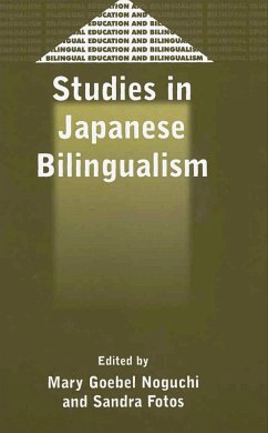 Cover Studies in Japanese Bilingualism (eBook, PDF)