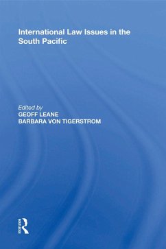 Cover International Law Issues in the South Pacific (eBook, PDF)