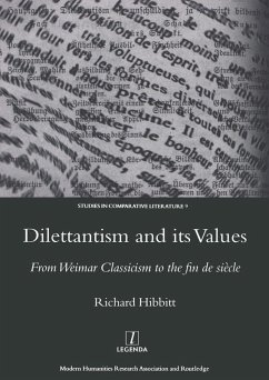 Cover Dilettantism and Its Values (eBook, ePUB)