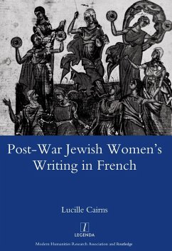 Cover Post-war Jewish Women's Writing in French (eBook, ePUB)