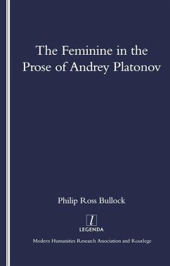 Cover The Feminine in the Prose of Andrey Platonov (eBook, PDF)