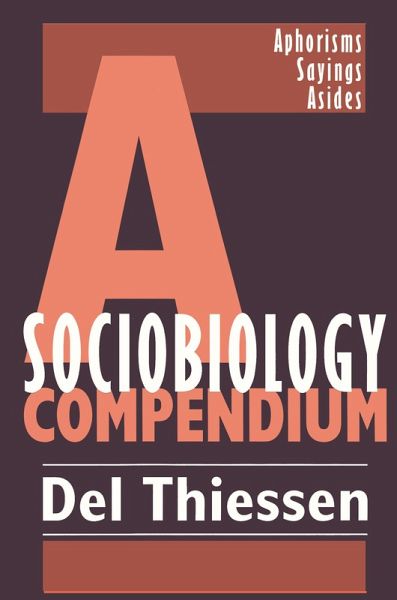A Sociobiology Compendium (eBook, PDF)