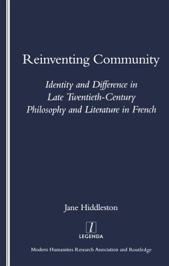 Reinventing Community (eBook, PDF) - Hiddlestone, Jane