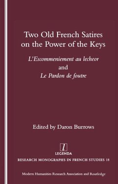 Two Old French Satires on the Power of the Keys (eBook, PDF) - Burrows, Daron