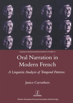 Cover Oral Narration in Modern French (eBook, PDF)