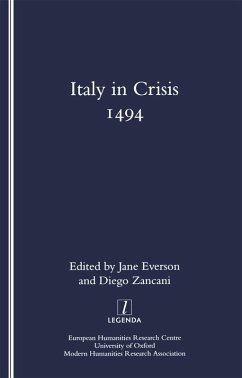 Italy in Crisis (eBook, PDF) - Everson, Jane E.; Zancani, Diego