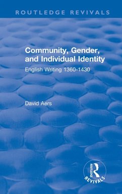 Routledge Revivals: Community, Gender, and Individual Identity (1988) (eBook, PDF) - Aers, David