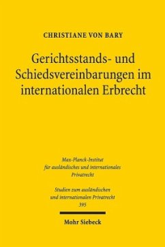 Cover Gerichtsstands- und Schiedsvereinbarungen im internationalen Erbrecht