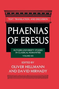 Phaenias of Eresus (eBook, ePUB)