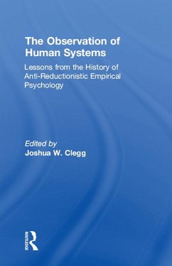 The Observation of Human Systems (eBook, PDF) - Magone, Jose; Clegg, Joshua W.