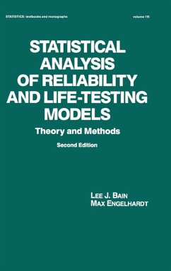 Statistical Analysis of Reliability and Life-Testing Models (eBook, ePUB) - Bain, Lee