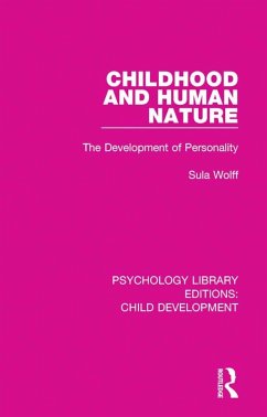 Childhood and Human Nature (eBook, PDF) - Wolff, Sula
