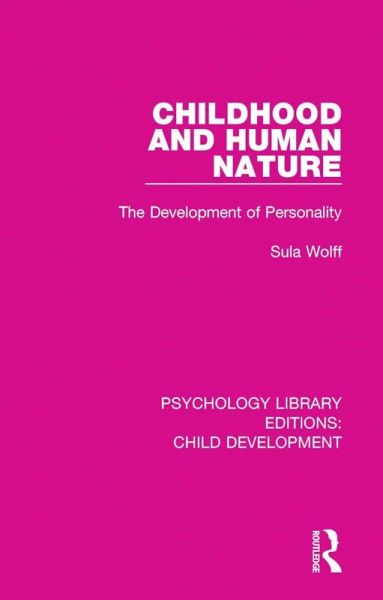 Childhood and Human Nature (eBook, ePUB)