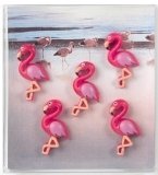 Magnete FLAMINGO 5er Set pink