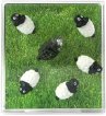 Magnete SHEEP 6er Set weiss/schwarz - Bild 1