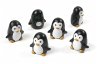 Magnete PINGU 6er Set weiss/schwarz - Bild 1