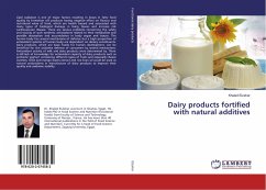 Dairy products fortified with natural additives