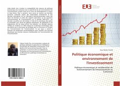 Politique économique et environnement de l'investissement - Yakana Yombi, Guy