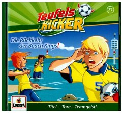 Cover Die Rückkehr der Beach Kings! / Teufelskicker Hörspiel Bd.71 (1 Audio-CD)