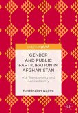 Gender and Public Participation in Afghanistan