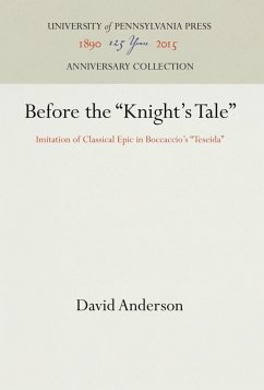 Before the Knight's Tale - Anderson, David