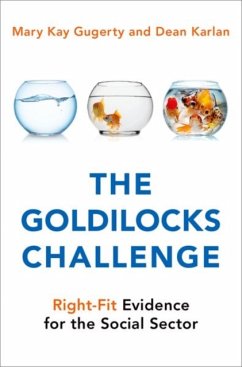 The Goldilocks Challenge: Right-Fit Evidence for the Social Sector - Gugerty, Mary Kay (Nancy Bell Evans Professor of Nonprofits & Philan; Karlan, Dean (Professor of Economics and Finance, Professor of Econo