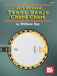 Left-Handed Tenor Banjo Chord Chart - Bay, William