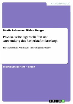 Physikalische Eigenschaften und Anwendung des Rasterkraftmikroskops - Stenger, Niklas;Lehmann, Moritz