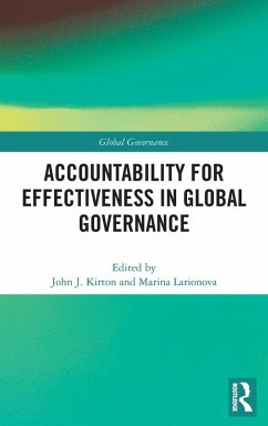 Cover Accountability for Effectiveness in Global Governance