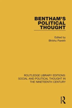 Cover Bentham's Political Thought