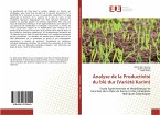 Analyse de la Productivité du blé dur (Variété Karim)