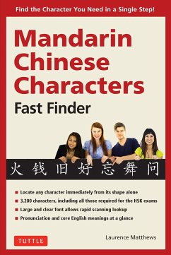Mandarin Chinese Characters Fast Finder - Matthews, Laurence