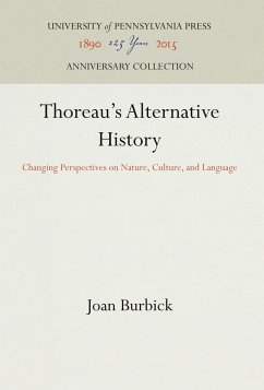 Thoreau's Alternative History - Burbick, Joan