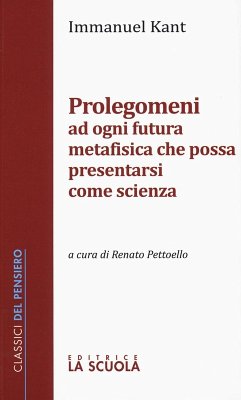 Cover Prolegomeni ad ogni futura metafisica che possa presentarsi come scienza