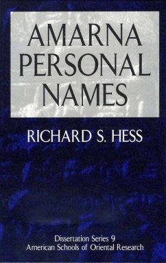 Amarna Personal Names - Hess, Richard S