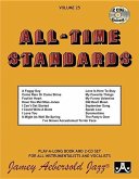 Jamey Aebersold Jazz -- All-Time Standards, Vol 25: Book & 2 CDs