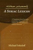 Syriac Lexicon Syriac Lexicon