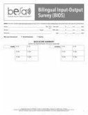 Bilingual Input-Output Survey (Bios)
