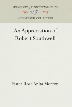 Cover An Appreciation of Robert Southwell