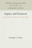Inquiry and Testament