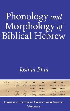 Phonology and Morphology of Biblical Hebrew - Blau, Joshua