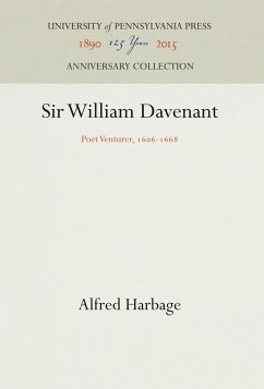 Sir William Davenant - Harbage, Alfred