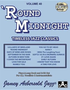 Jamey Aebersold Jazz -- Round Midnight, Vol 40: Timeless Jazz Classics, Book & Online Audio - Aebersold, Jamey